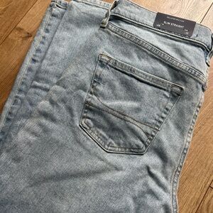 Hollister Blue Slim Straight Jeans